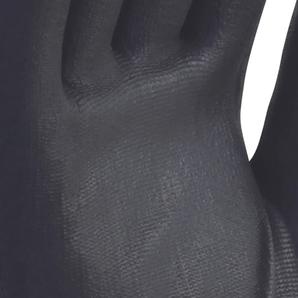 Guantes de nylon DermaCare 51-600 poliuretano negro - Image 2