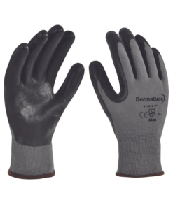 Guantes de nylon DermaCare 51-810 con nitrilo sólido 20cm