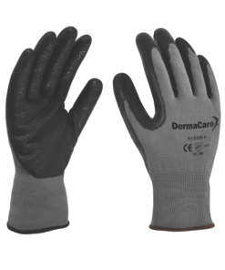 Guantes de nylon DermaCare 51-810N con nitrilo espumado 20cm