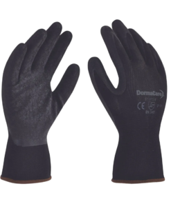 Guantes de nylon DermaCare 51-975 recubrimiento látex 20cm