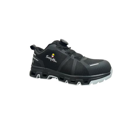 TENIS DE SEGURIDAD SIN AGUJETAS MOD.650 SM SAFETY MAN LICA