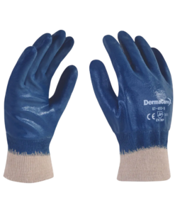 Guantes de nitrilo DermaCare 87-402 con recubrimiento 22.1cm