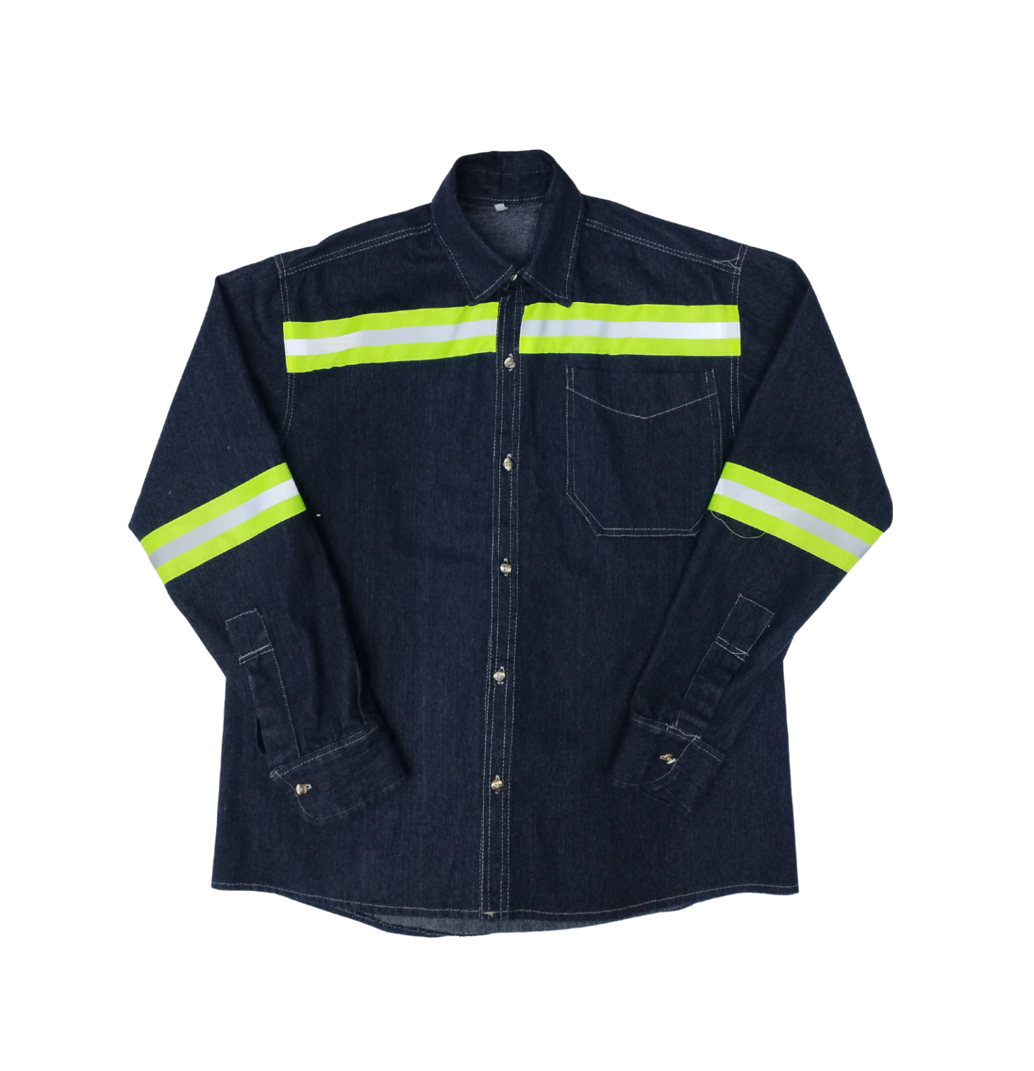 Camisola de mezclilla con reflejante Mexcomer