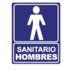CARTEL "SANITARIO HOMBRES"