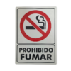 CARTEL "PROHIBIDO FUMAR"