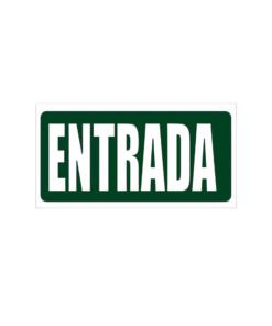 CARTEL "ENTRADA"