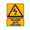 CARTEL "PELIGRO ALTO VOLTAJE"