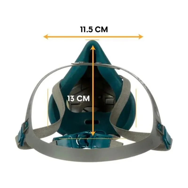 Respirador reusable media cara con quick latch 3M mod.MM-6502QL - Image 2