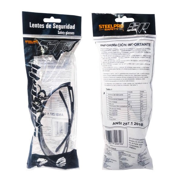 LENTE SPY CITY ESPEJEADO STEELPRO AL-SP-0361 - Image 2