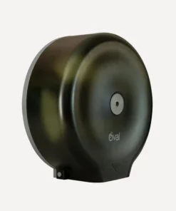 DESPACHADOR DE PAPEL HIGIÉNICO OVAL JUMBO NEGRO HUMO