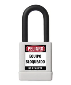 CANDADO BLOQUEO BLANCO 74/40 KD ABUS DIÉLECTRICO D6.5mm 1 KEY ABUS AB-74/40-B