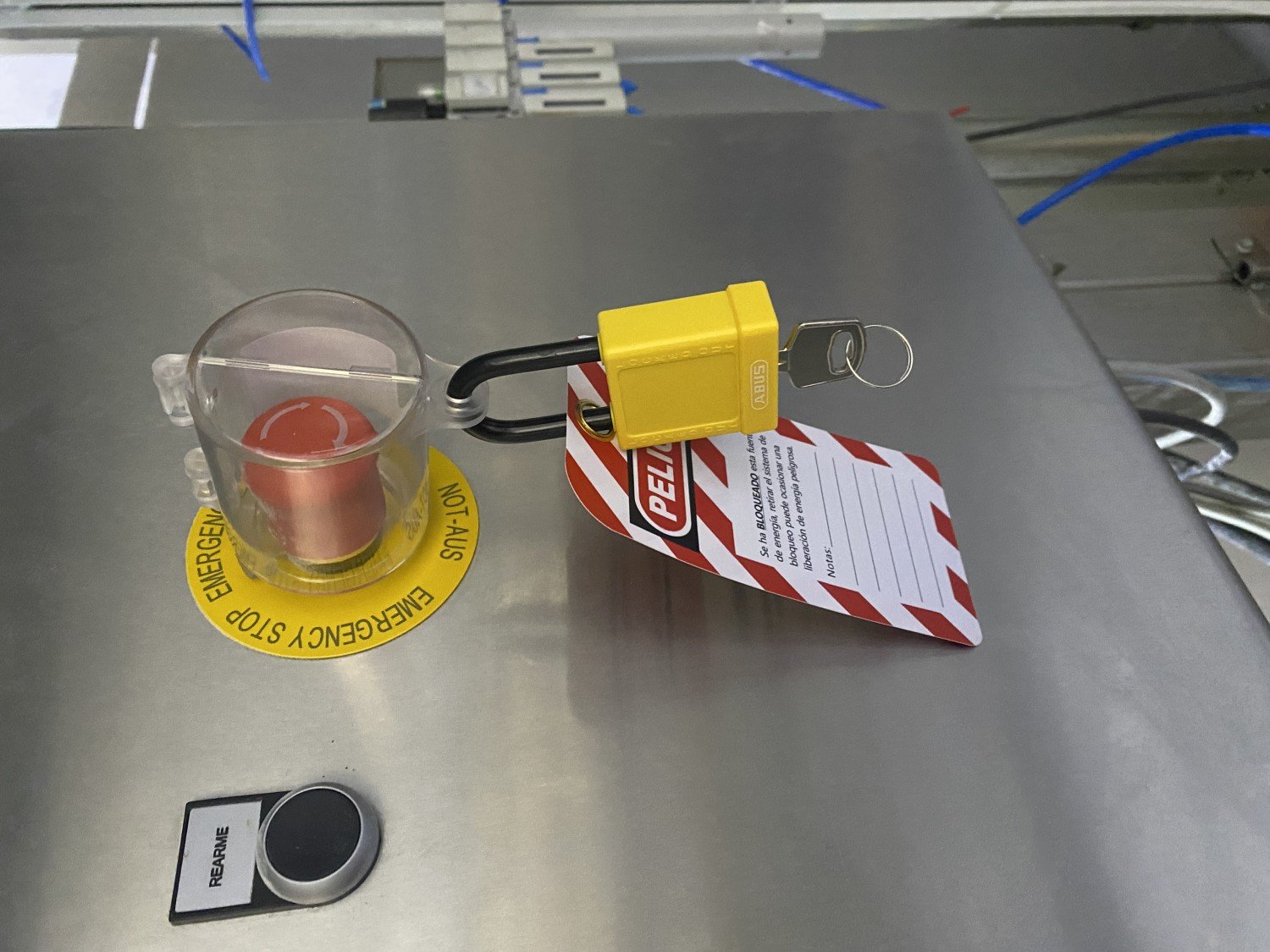 BLOQUEO SAFELOCK PARA BOTÓN DE EMERGENCIA SIN BASE ABUS AB-9254-1 - Image 2