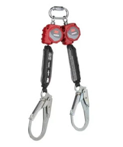 LÍNEA DE VIDA AUTORETRACTIL DE BRAZOS GEMELO TEJIDO 1.8 MTS PROTECTA 3M 3100512 ANSI