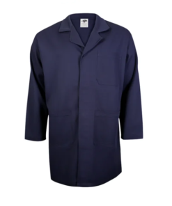 BATA INDUSTRIAL AZUL 100% ALGODÓN GABARDINA