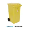Contenedor RPBI 240 L 2 ruedas Plastik Gogic AMARILLO