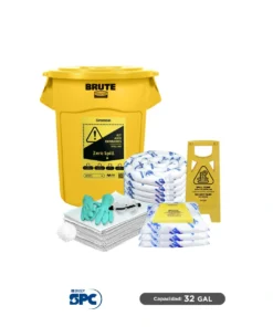 Kit antiderrames para aceite y derivados del petróleo SPC 32 Gal | absorción 31 Gal