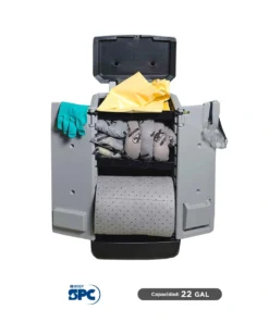 Kit antiderrames móvil Kaddie universal SPC absorción 22 Gal