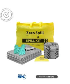 Kit antiderrames portátil para respuesta a emergencias universal SPC 10 Gal | absorción 10 Gal