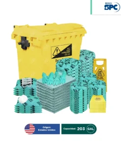 Carro antiderrames móvil para líquidos agresivos o hazmat SPC 203 Gal | absorción 161 Gal