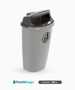 Papelera urbana Optima Plastik Gogic 50 L
