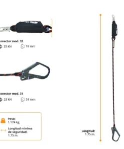 Alternative view of ABSORBEDOR DE IMPACTO 1.75mt Climax 37 semi 30/31