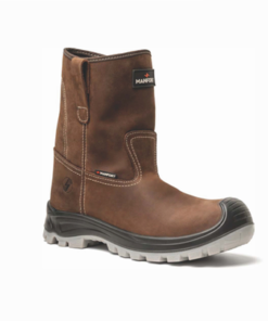 BOTA DE SEGURIDAD DIELÉCTRICA ANTIPERFORACIONES MANFORT MOD.6010 CAFÉ