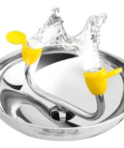 LAVAOJOS DE EMERGENCIA DE PARED ACERO INOXIDABLE (incluye instalación)