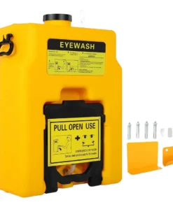 ESTACIÓN LAVAOJOS PORTÁTIL 53L/14GAL MONTADA EN PARED