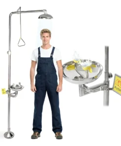 Alternative view of LAVAOJOS Y REGADERA DE EMERGENCIA ACERO INOX (incluye servicio de instalación)