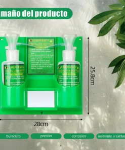 Alternative view of ESTACIÓN PARA LAVADO DE OJOS PORTÁTIL "lavaojos" 2 BOTELLAS 500ML Y BASE