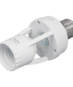 PORTALAMPARA CON SENSOR DE MOVIMIENTO 360°