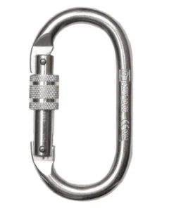 MOSQUETÓN SEGURO 25KN ACERO INOXIDABLE SEGURO DE ROSCA