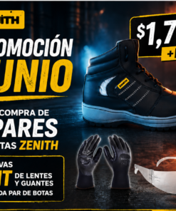 KIT 3 BOTAS DIÉLECTRICAS ZENITH + GRATIS 3 GAFAS, 3 GUANTES