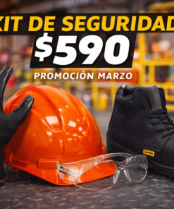 KIT DE SEGURIDAD BOTAS DIÉLECTRICAS, CASCO, GAFAS, GUANTES