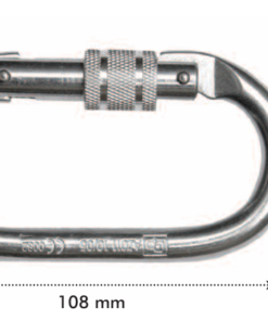 Alternative view of MOSQUETÓN SEGURO 25KN ACERO INOXIDABLE SEGURO DE ROSCA