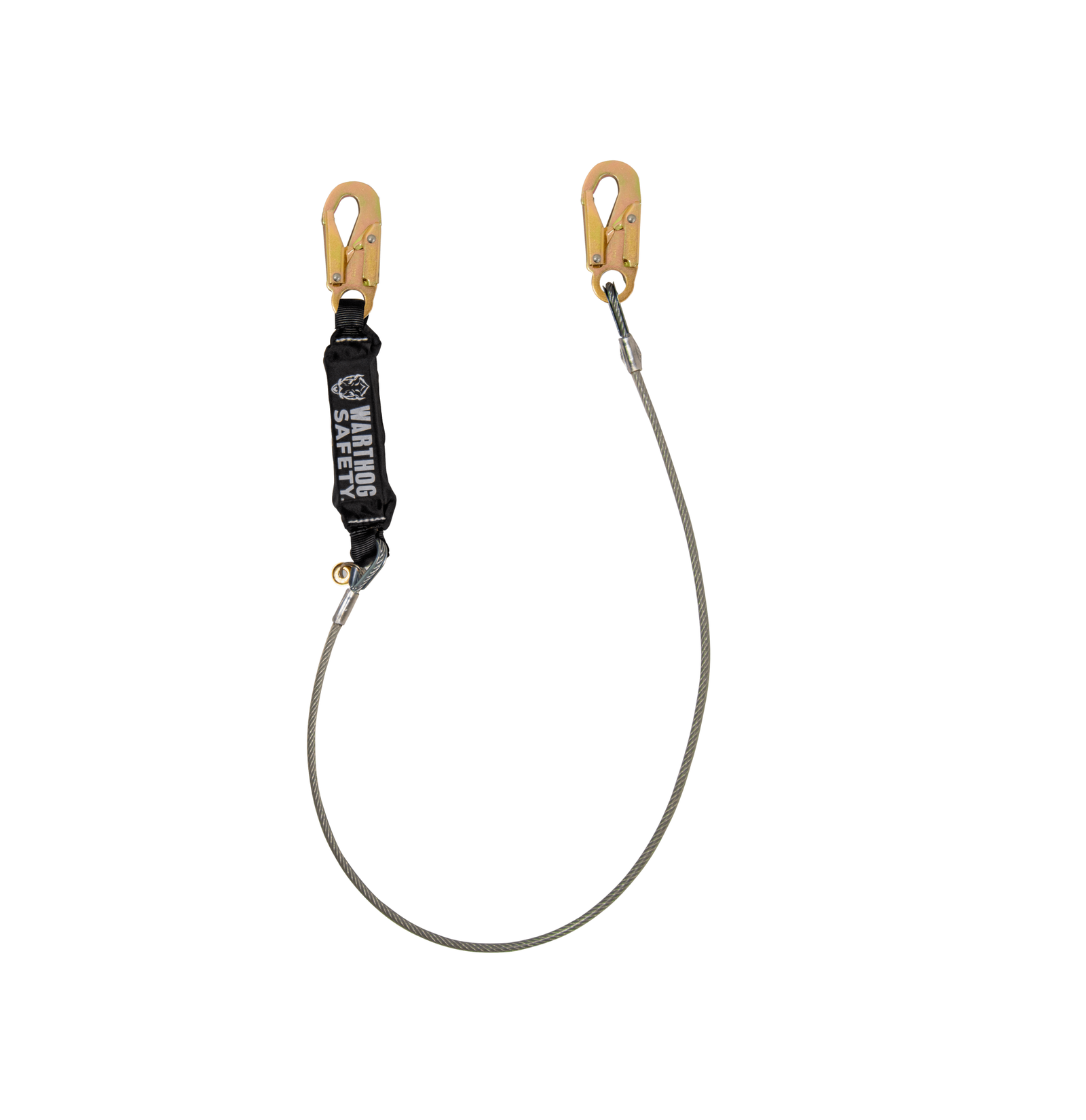 LÍNEA DE VIDA CABLE DE ACERO CON AMORTIGUADOR 1.83 M 140 KG WS-50X WARTHOG