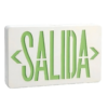 LETRERO SALIDA LED VERDE SALIDA UNIVERSAL BATERÍA RECARGABLE