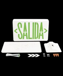 Alternative view of LETRERO SALIDA LED VERDE SALIDA UNIVERSAL BATERÍA RECARGABLE