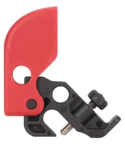 BLOQUEO MINI PARA INTERRUPTORES ELÉCTRICOS ROJO LOTO